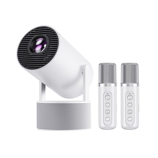 Mini Projector, Support 4K 1080P Portable Projector with Dual Band WIFI6 5G Wireless 5.2 Bluetooth Android 11, 200 ANSI Lumens, 180° Rotatable, Auto Keystone Correction,35"-130" Screen Video Projector