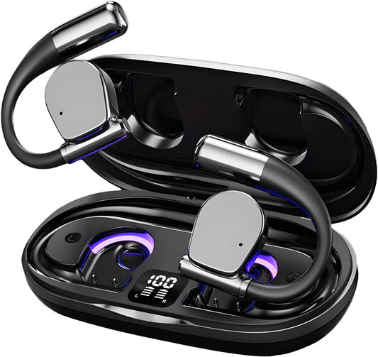 Ai Translation Earbuds Real Time,144 Language Translator Earbuds with APP Compatible with iOS & Android,OWS Translating Earbuds Headphones Device for Travel Business Learning